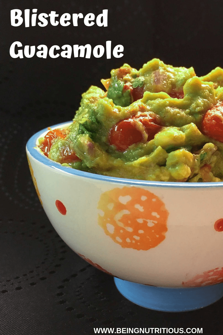 Blistered Guacamole Pinterest graphic