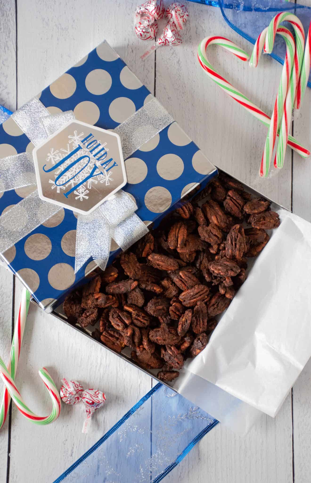 Spiced Nuts in a gift box