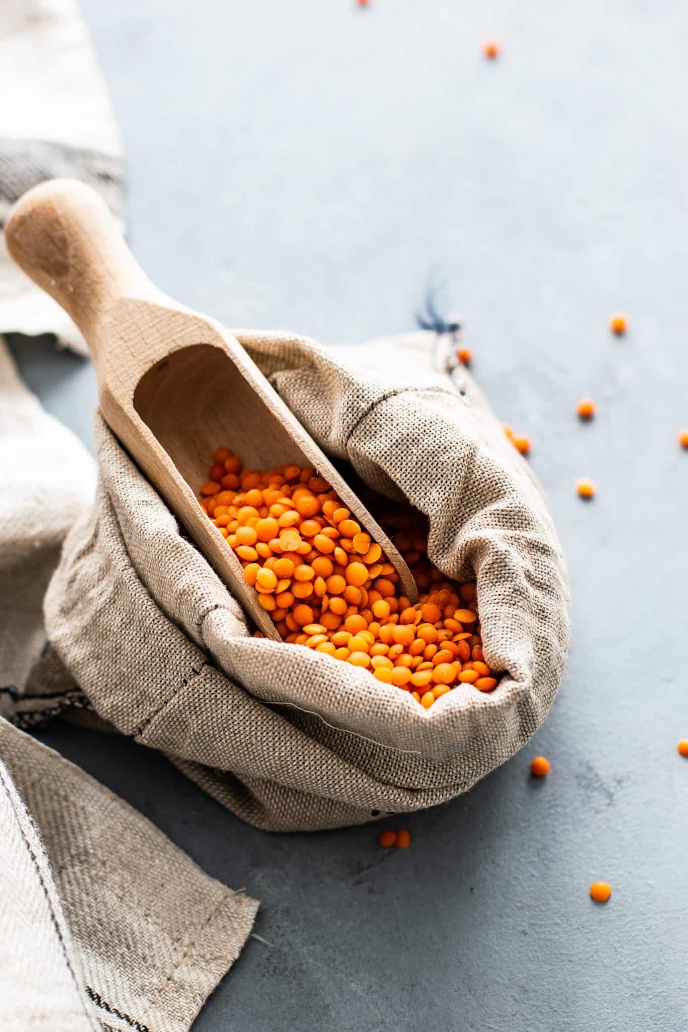 Lentils are a good source of iron for heart health
