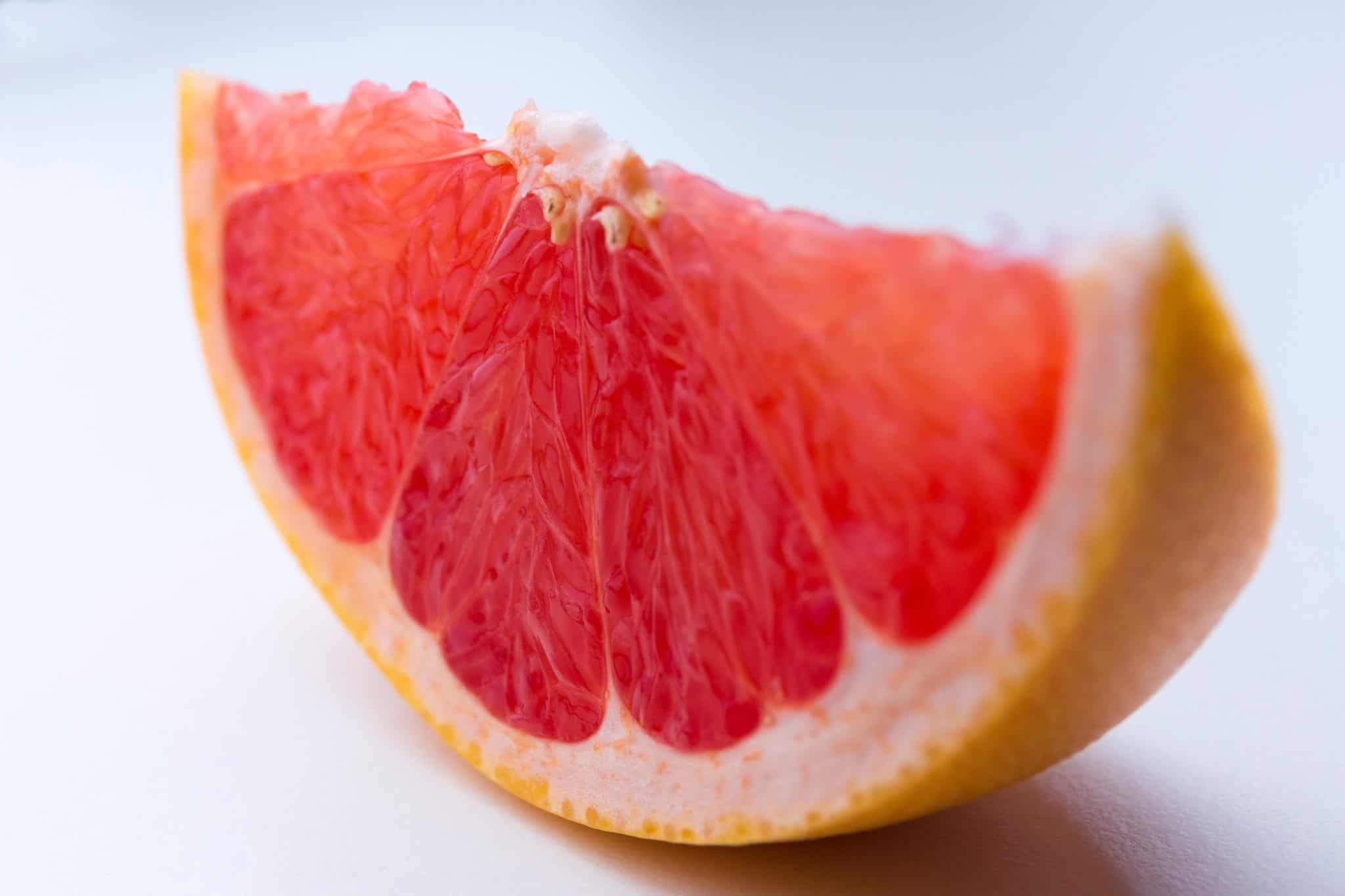 Slice of grapefruit