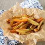 Basket of root vegetable fries