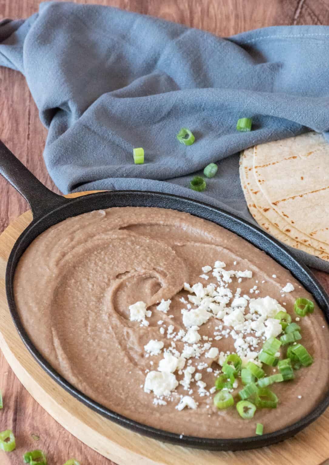 Low Sodium Refried Beans {Instant Pot} Being Nutritious